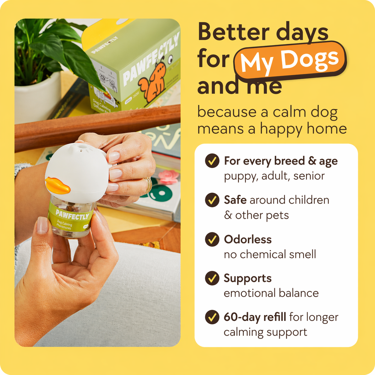 Pawfectlycare Calming Diffuser Kit